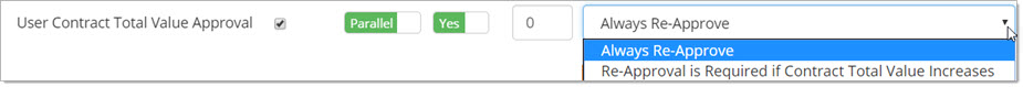 User Contract Total Value Approval